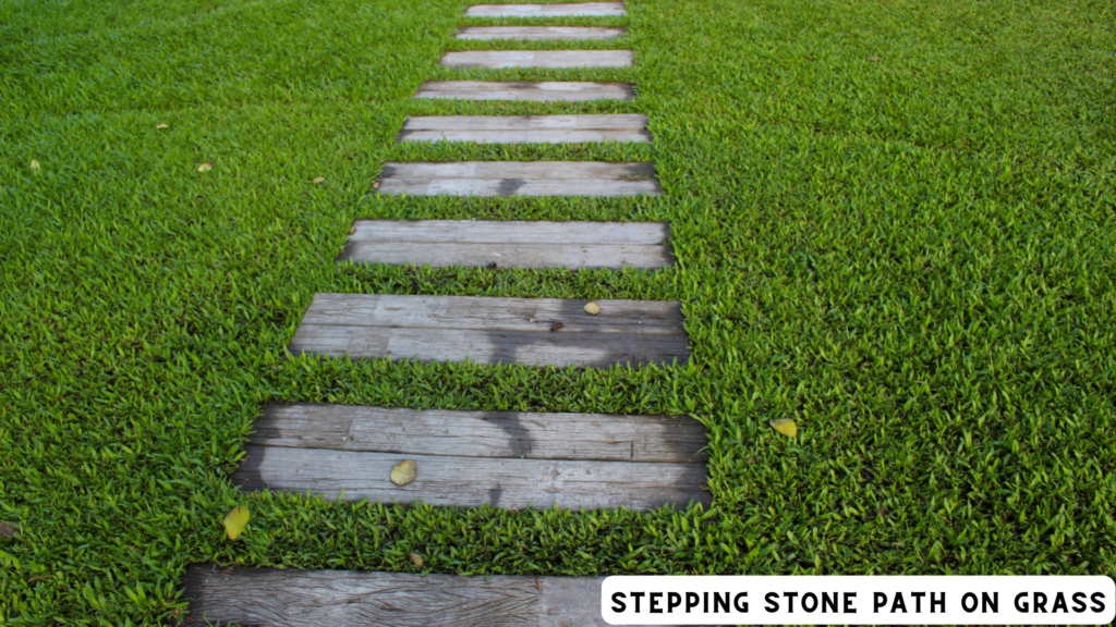how to lay a stepping stone walkway