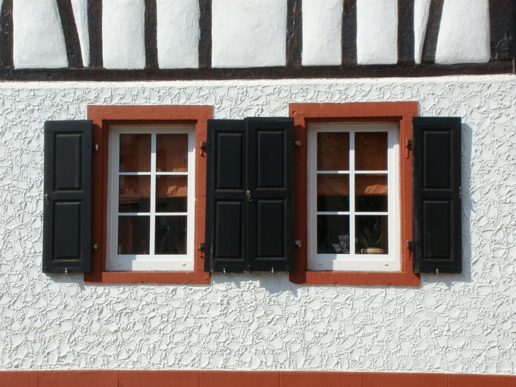 wooden hopper windows