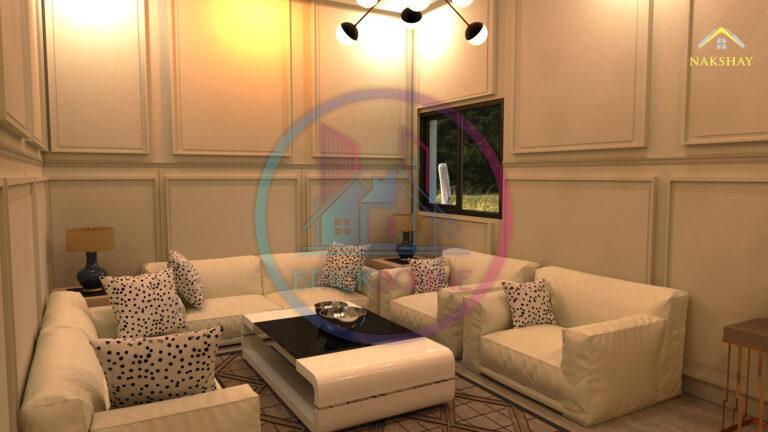 High Quality 3D Living Room Design